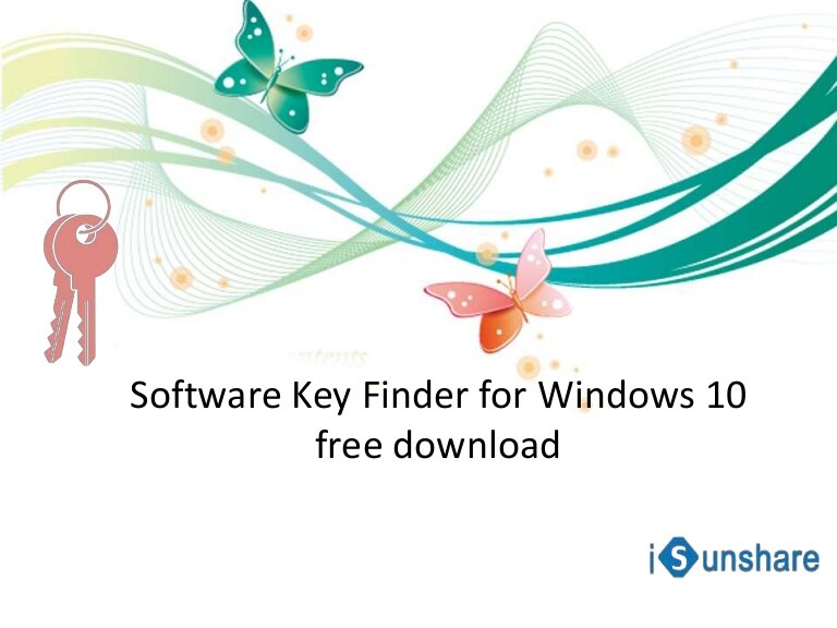 isunshare product key finder registration code free